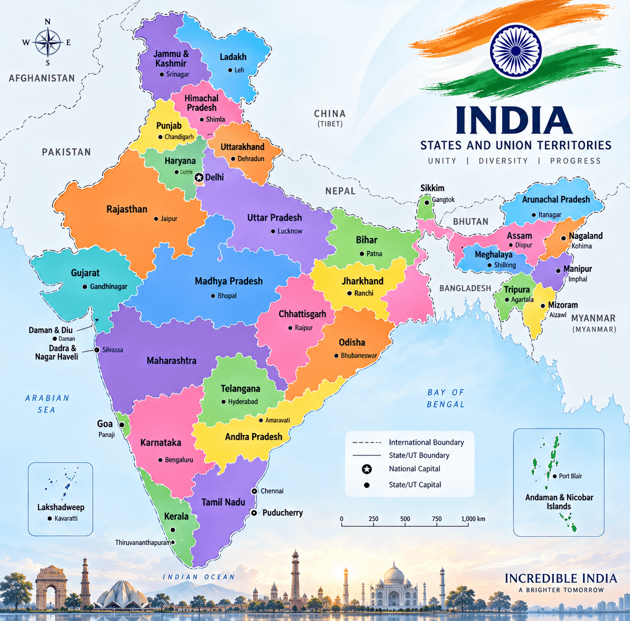 India police stations map coverage