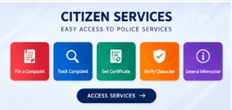 Citizen services available at police stations in India